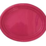 Bandeja Ovalada Fucsia 5 Uni