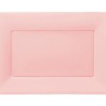 Bandeja Rectangular Rosada 3 Uni