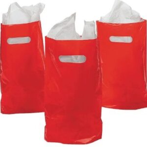 Bolsas de Dulces Color Rojo 10 Uni