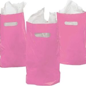 Bolsas de Dulces Color Rosado 10 Uni