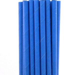 Bombilla Papel Celeste 12 Uni