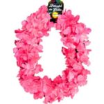 Collar Flúor Hawaiano Fucsia 3 Uni