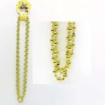 Collar Perlas Doradas 3 Uni