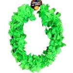 Collar Flúor Hawaiano Verde 3 Uni