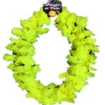 Collar Flúor Hawaiano Amarillo 3 Uni