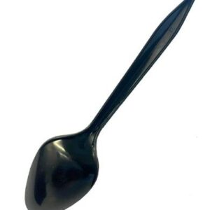 Cuchara Plástica Negra 20 Uni
