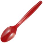 Cuchara Plástica Roja 20 Uni