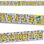 Guirnalda Feliz Cumpleaños Sonic