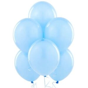 Globo Liso #9 Celeste 25 Uni