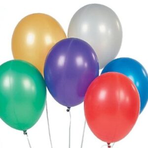 Globo Metalizado #9 Col Surtidos 25 Uni