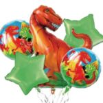Set Globos Dinosaurio x5
