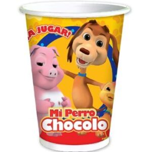 Vasos Mi Perro Chocolo x6