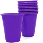 Vaso Plástico 230cc Morado 10 Uni