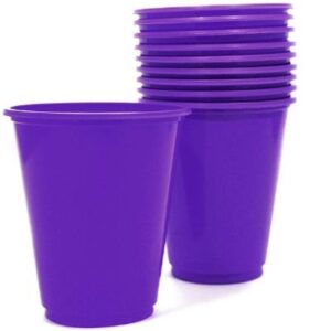 Vaso Plástico 230cc Morado 10 Uni