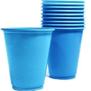 Vaso Plástico 230cc Turquesa 10 Uni