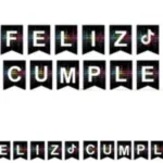 Guirnalda Feliz Cumpleaños TikTok