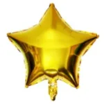 Globo Metálico Estrella Dorado