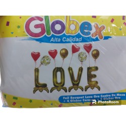 Set Globo Foil Love Blingin