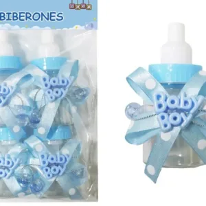 Mamadera Baby Shower Celeste 4 Uni