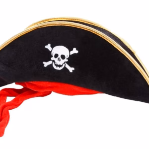 Sombrero Pirata Terciopelo 1 Uni