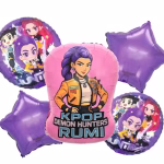 Set Globos Guerreras K-pop Rumi 5 Piezas
